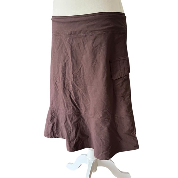Brown Midi Utility Skirt Y2K Size 6 (34 Waist) - Picture 3 of 4
